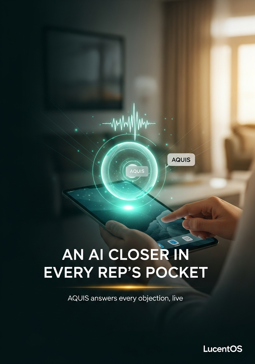 Aquis — an AI closer in every rep's pocket, answers every objection live